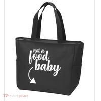 Not a Food Baby Surprise Thanksgiving Pregnancy Tote Bag thumb 3