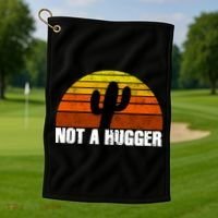 Not A Hugger Golf Towel thumb 1