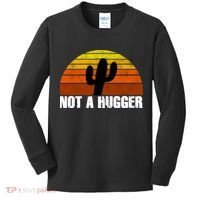 Not A Hugger Kids Long Sleeve Shirt thumb 0