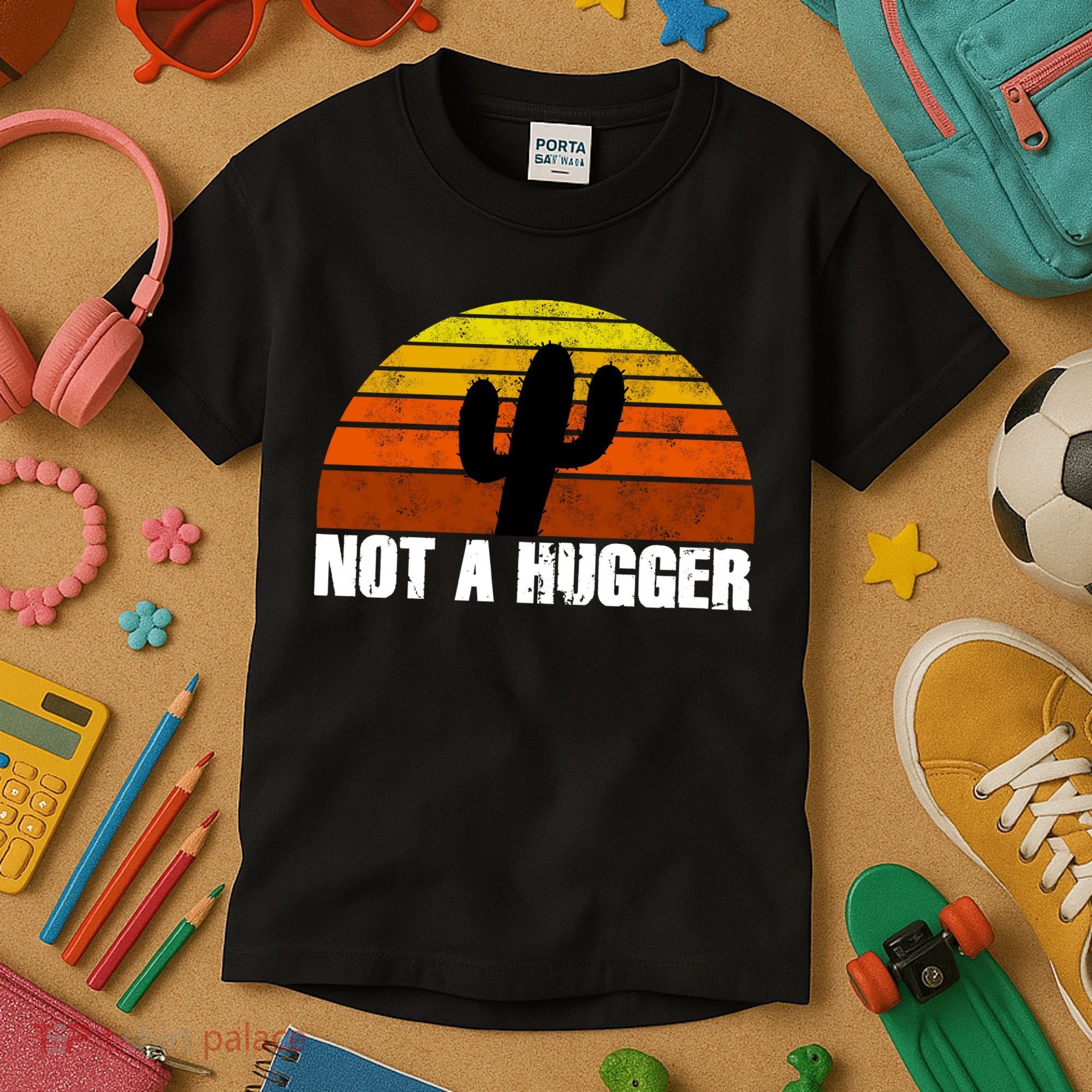 Not A Hugger Kids T-Shirt
