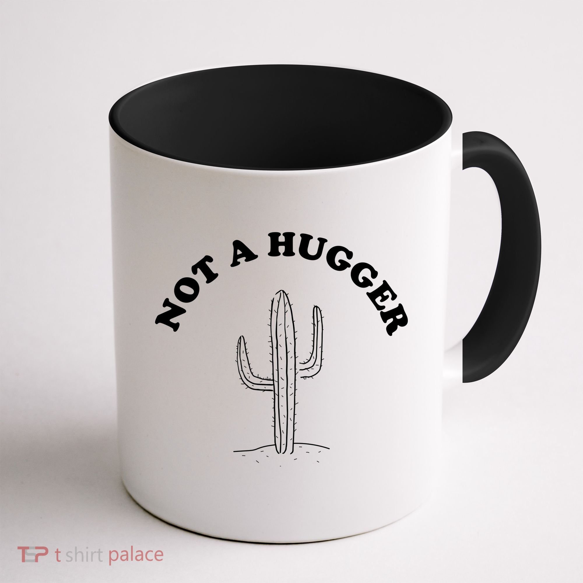 Not A Hugger Cactus Coffee Mug