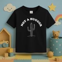 Not A Hugger Cactus Toddler T-Shirt thumb 3