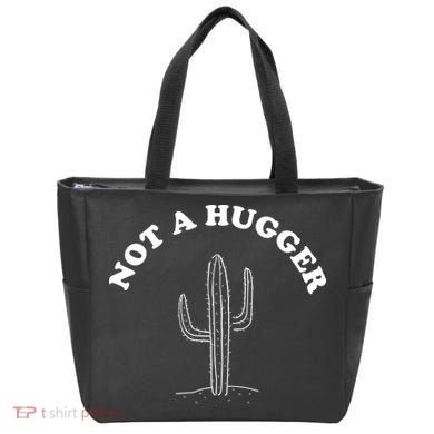 Not A Hugger Cactus Tote Bag