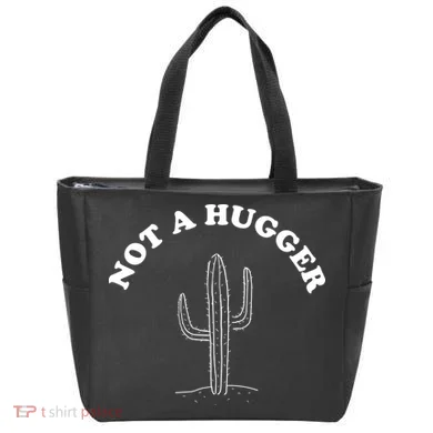 Not A Hugger Cactus Tote Bag