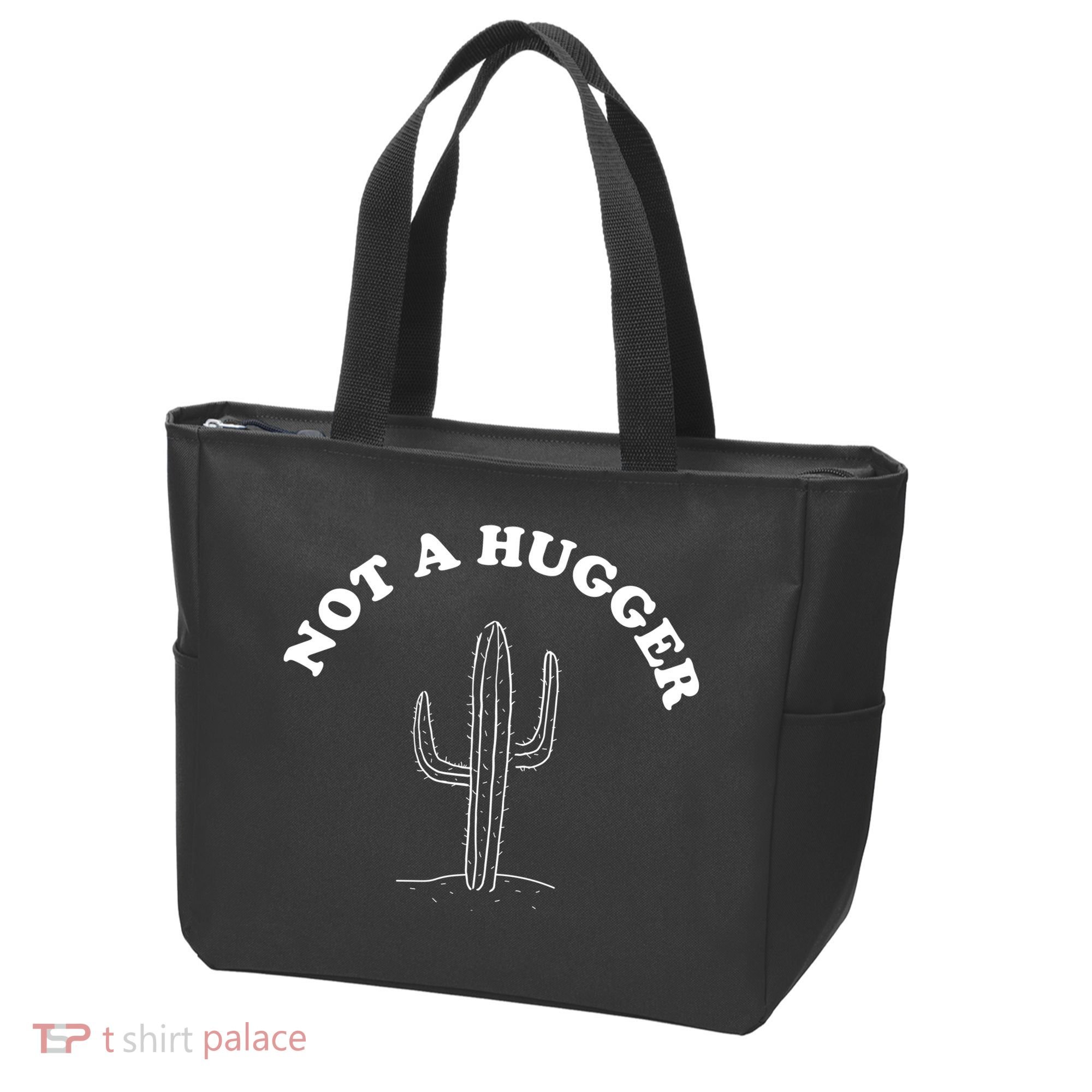 Not A Hugger Cactus Tote Bag