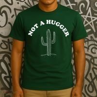 Not A Hugger Cactus T-Shirt thumb 3