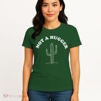 Not A Hugger Cactus Women's T-Shirt thumb 4
