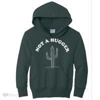 Not A Hugger Cactus Kids Hoodie thumb 0