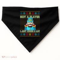 Not A Player I Just Crush A Lot Nutcracker Ugly Christmas Sweater USA-Made Doggie Bandana thumb 0