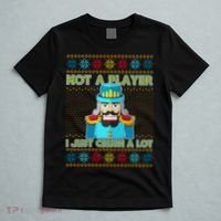 Not A Player I Just Crush A Lot Nutcracker Ugly Christmas Sweater T-Shirt thumb 5