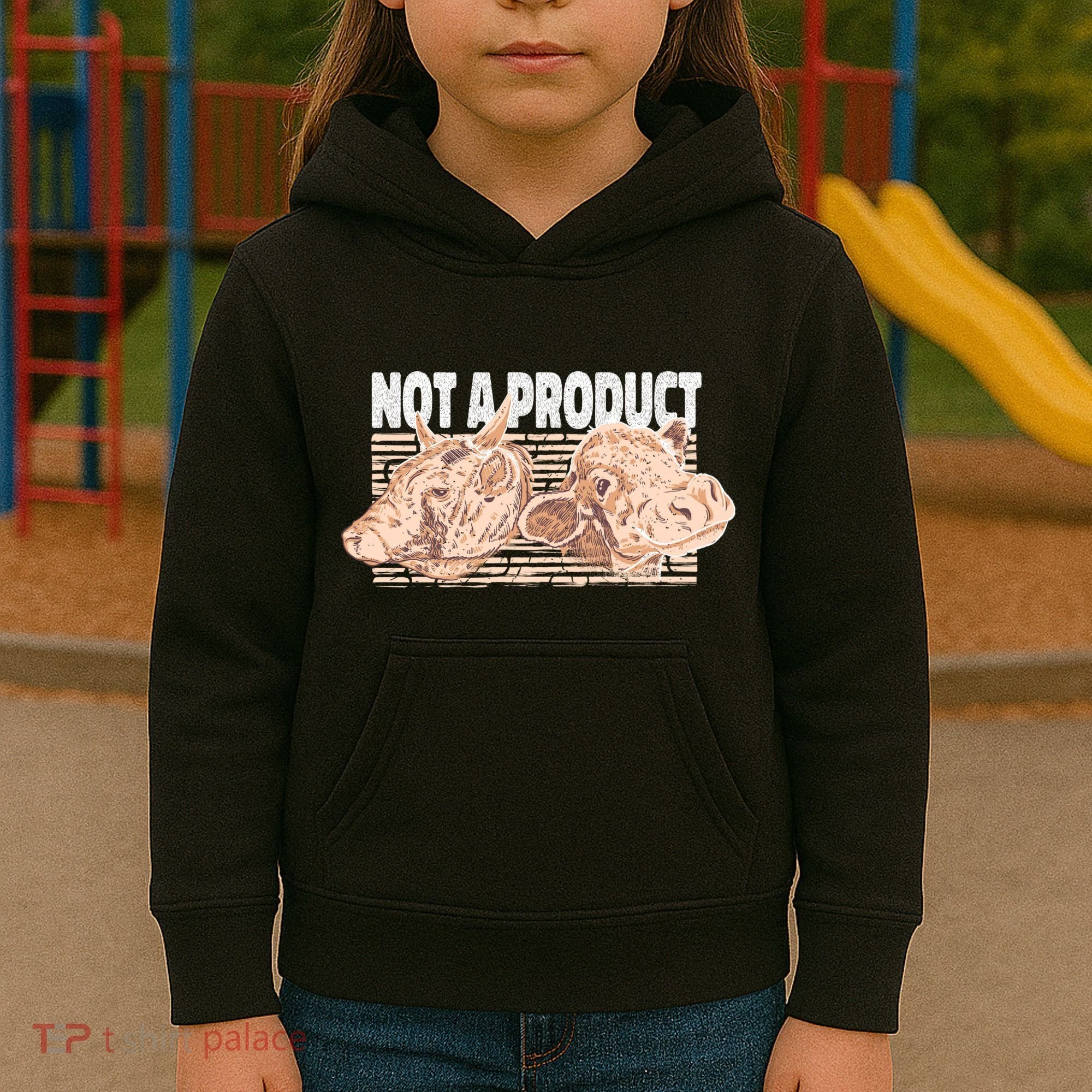 Not A Product Vegan Kids Hoodie
