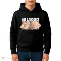 Not A Product Vegan Kids Hoodie thumb 4