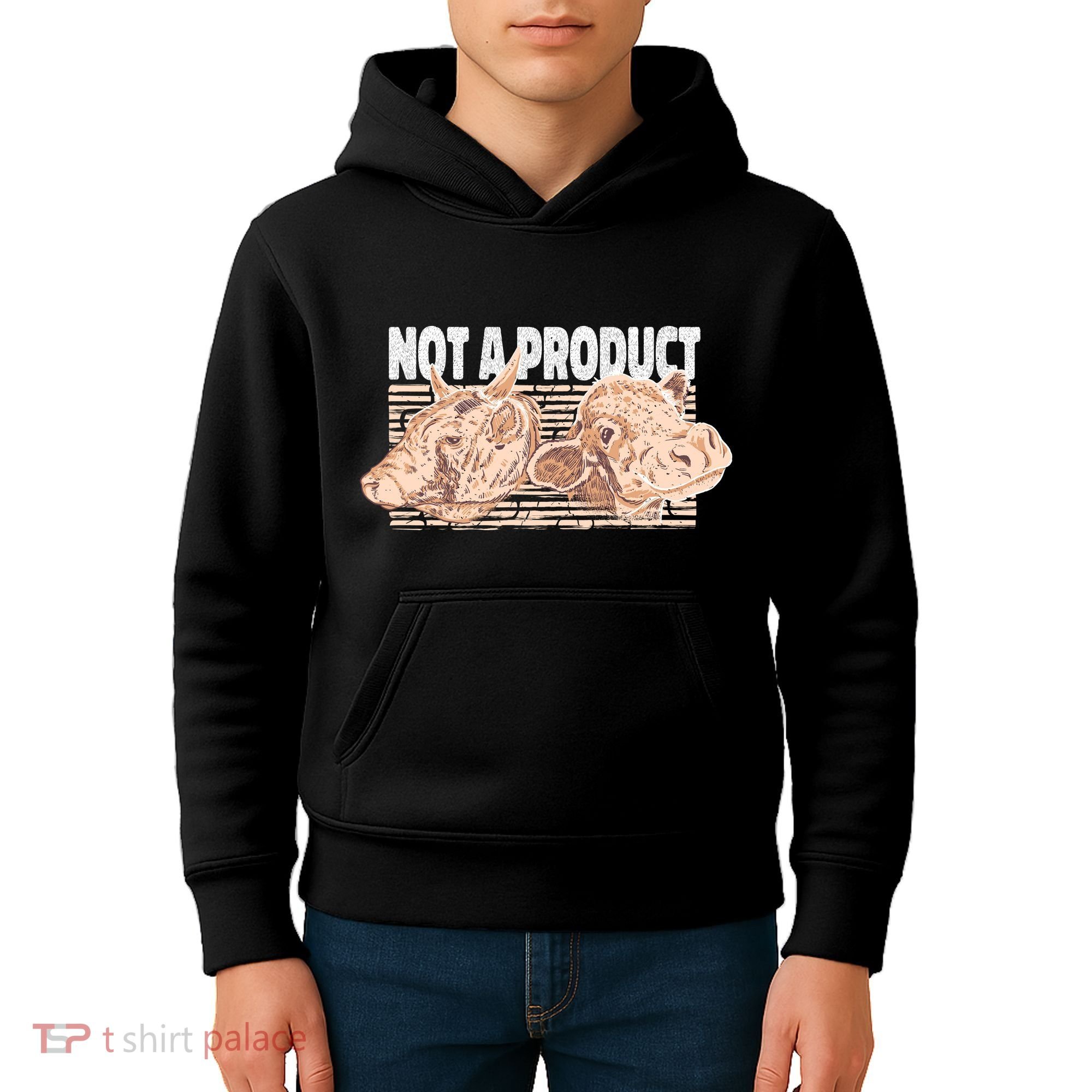 Not A Product Vegan Kids Hoodie