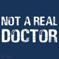 Not A Real Doctor Kids Long Sleeve Shirt thumb 2