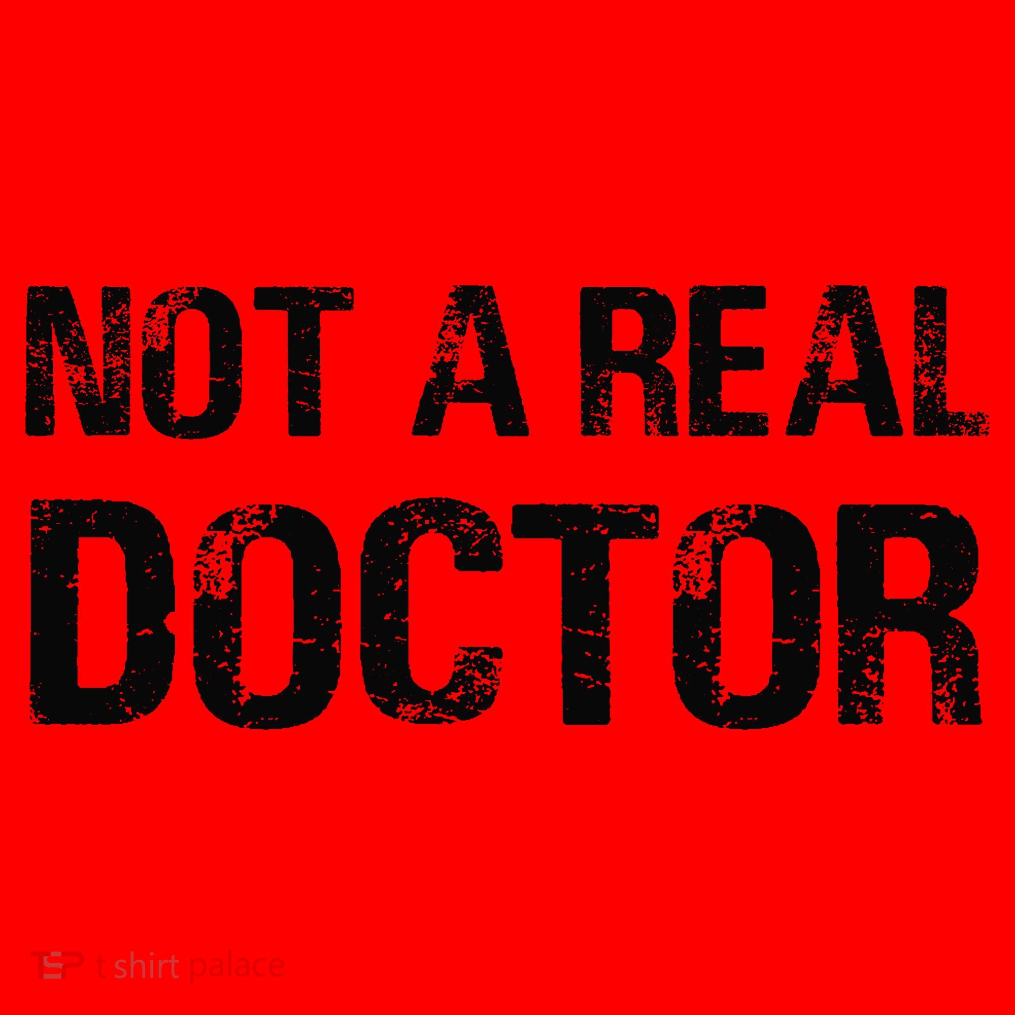 Not A Real Doctor Santa Hat