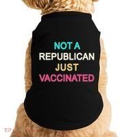 Not A Republican Just Vaccinated Doggie Tank thumb 0