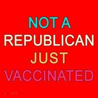 Not A Republican Just Vaccinated Santa Hat thumb 1