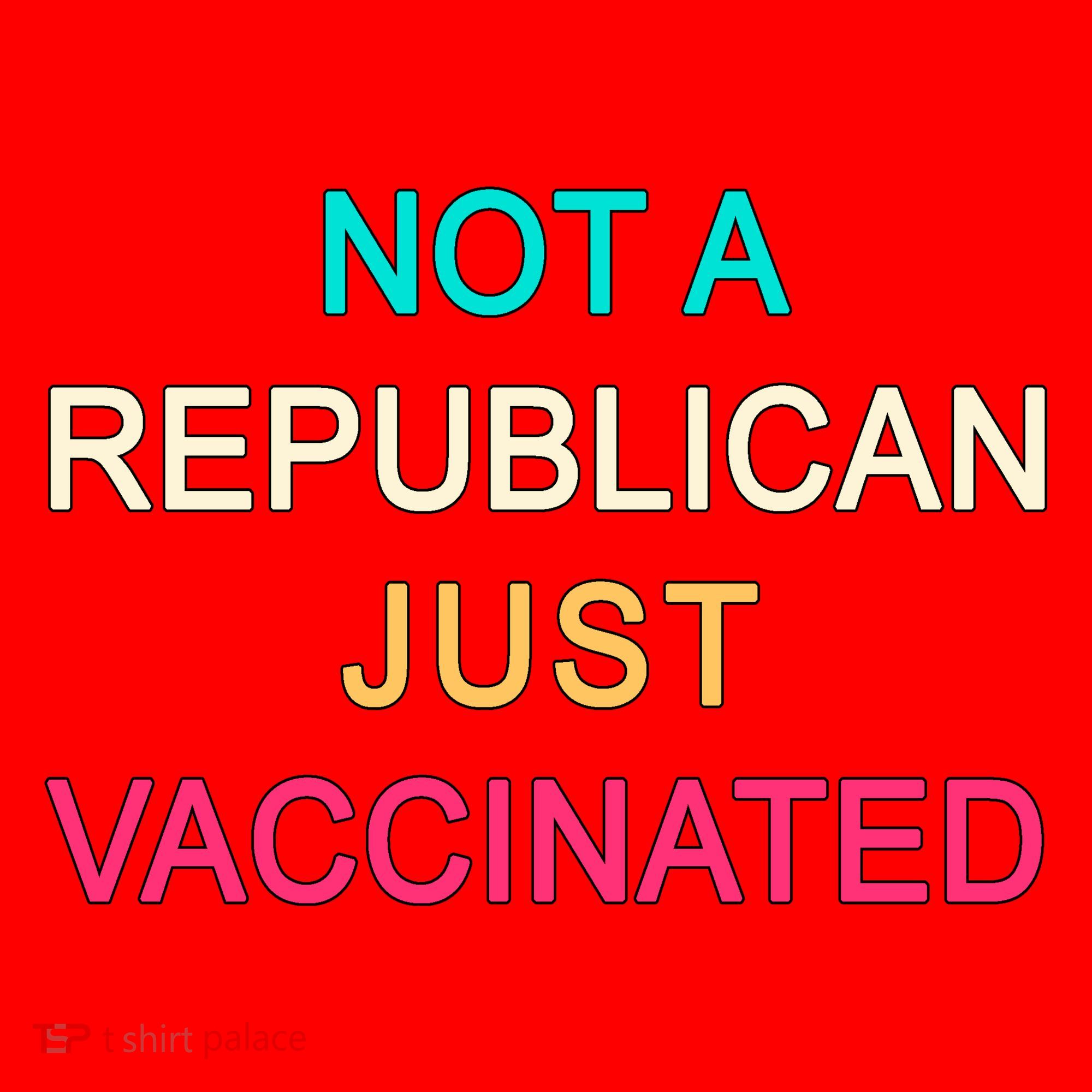 Not A Republican Just Vaccinated Santa Hat