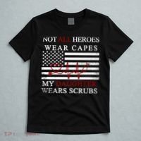 Not All Heroes Wear Capes American Nurses T-Shirt thumb 5