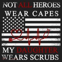 Not All Heroes Wear Capes American Nurses Tumbler thumb 3
