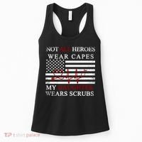 Not All Heroes Wear Capes American Nurses Women's Tank Top thumb 0