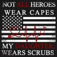 Not All Heroes Wear Capes American Nurses Women's Tank Top thumb 5