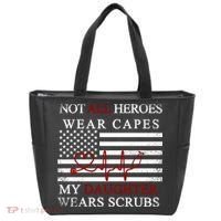 Not All Heroes Wear Capes American Nurses Tote Bag thumb 0
