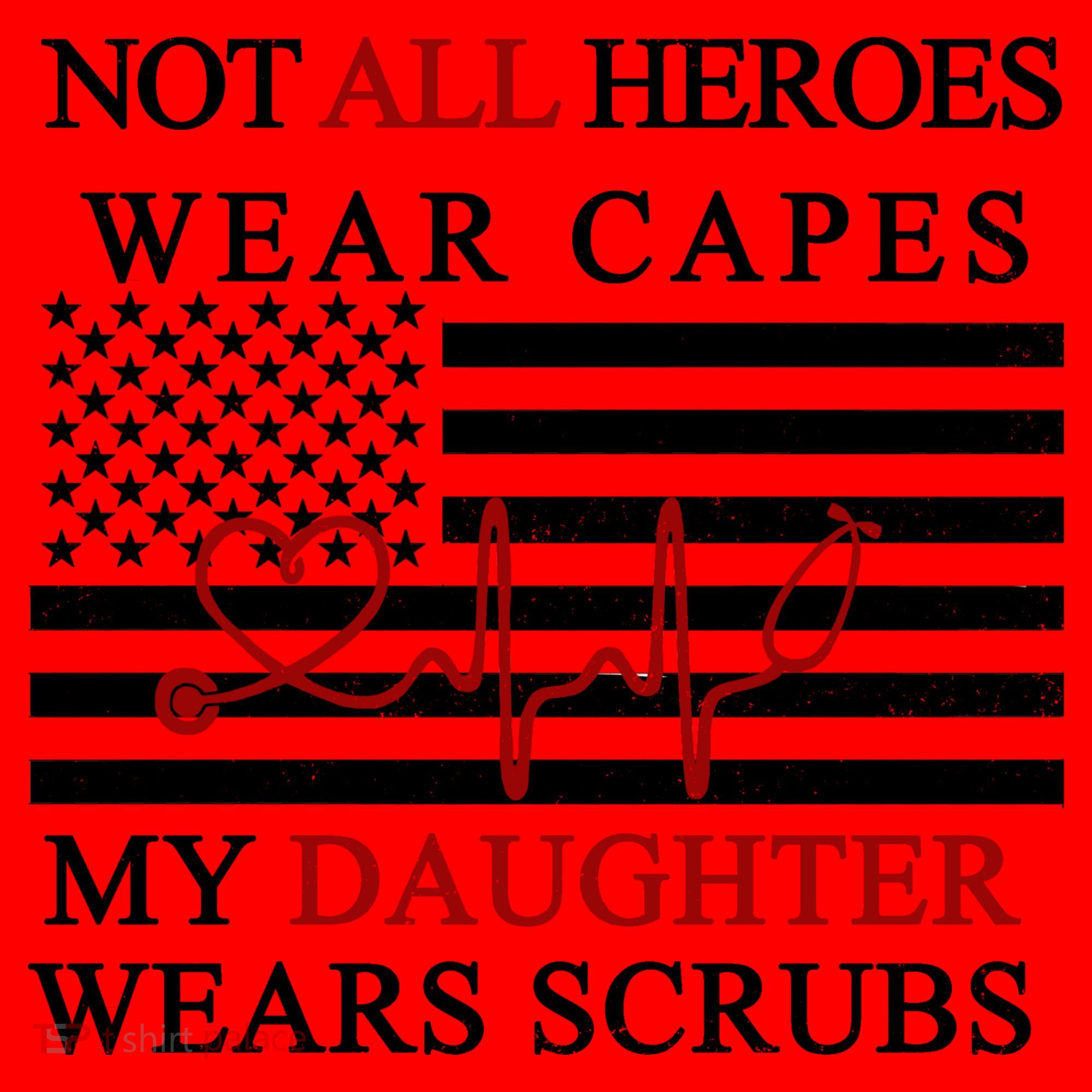 Not All Heroes Wear Capes American Nurses Santa Hat