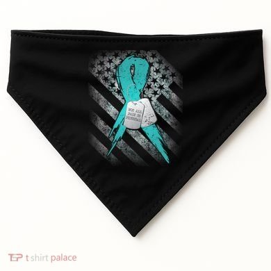 Not All Pain is Physical PTSD Awareness USA-Made Doggie Bandana
