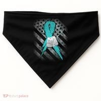 Not All Pain is Physical PTSD Awareness USA-Made Doggie Bandana thumb 0