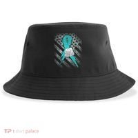 Not All Pain is Physical PTSD Awareness Sustainable Bucket Hat thumb 0