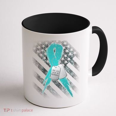 Not All Pain is Physical PTSD Awareness Coffee Mug back