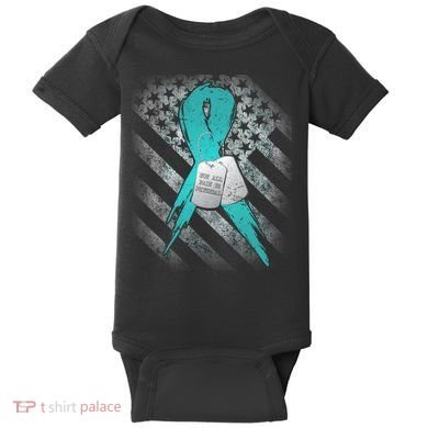 Not All Pain is Physical PTSD Awareness Baby Bodysuit