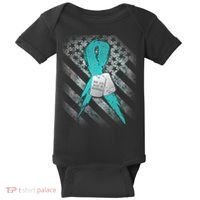 Not All Pain is Physical PTSD Awareness Baby Bodysuit thumb 0