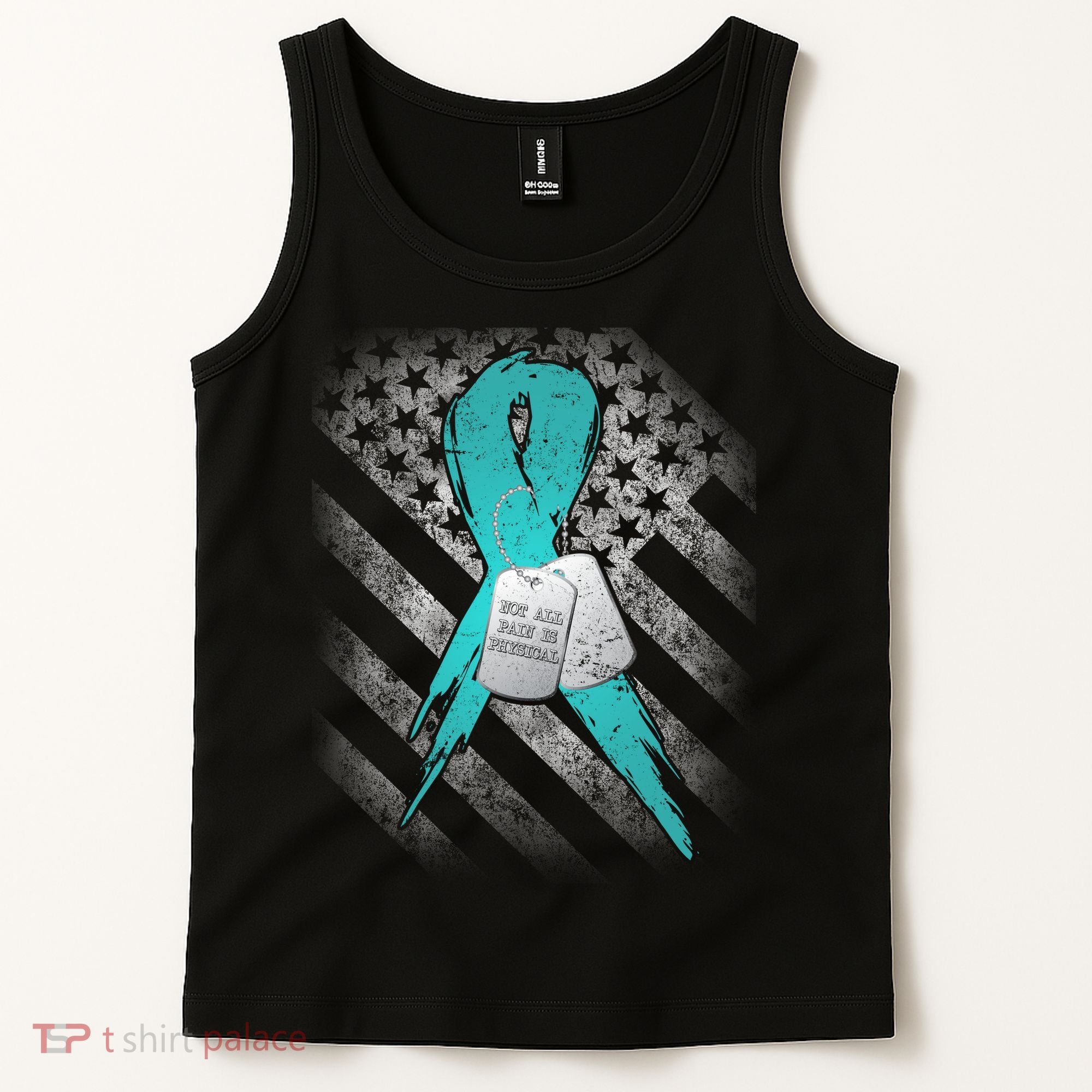 Not All Pain is Physical PTSD Awareness Tank Top