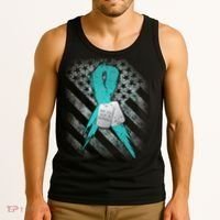 Not All Pain is Physical PTSD Awareness Tank Top thumb 3