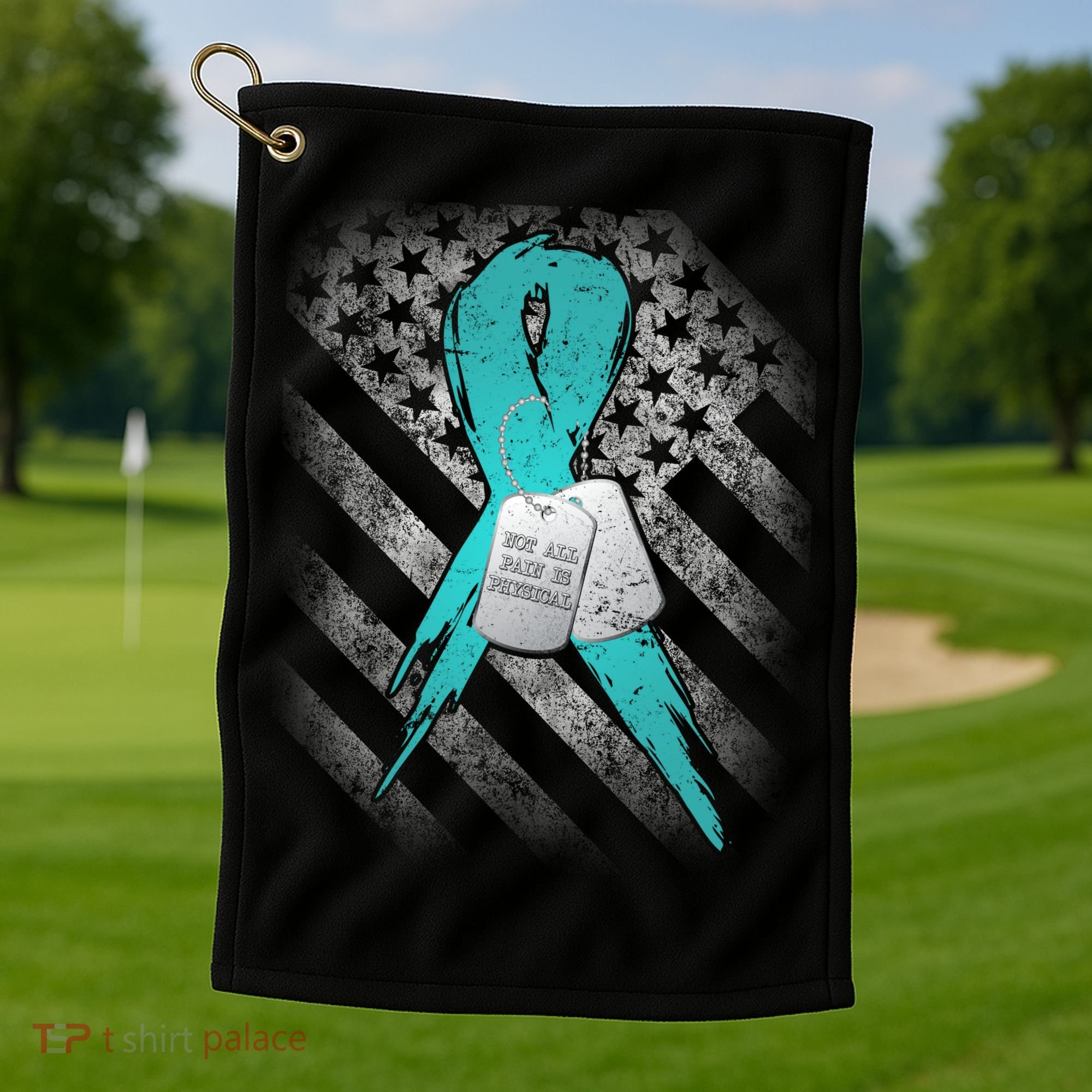 Not All Pain is Physical PTSD Awareness Golf Towel