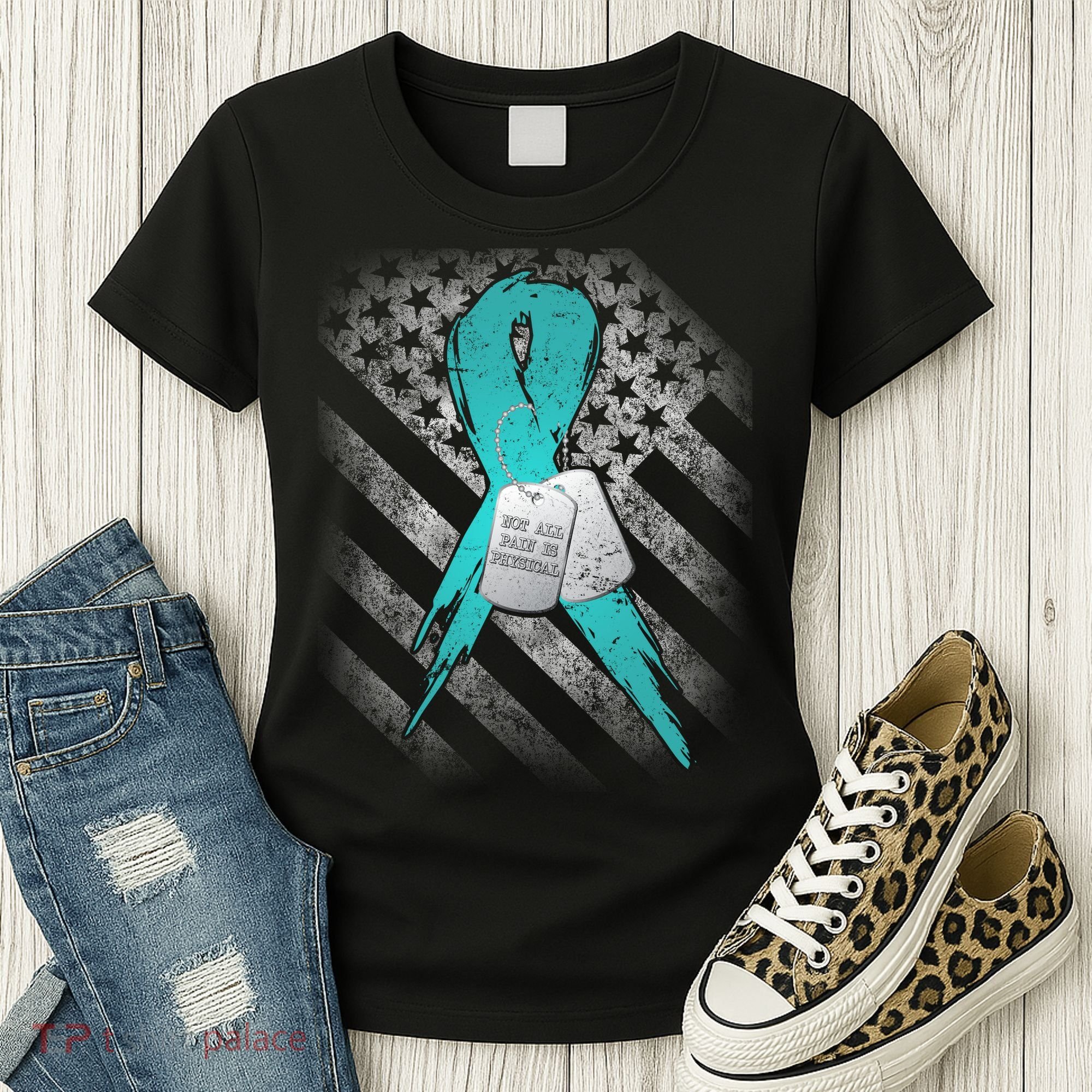Not All Pain is Physical PTSD Awareness Women's T-Shirt