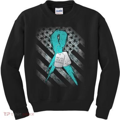 Not All Pain is Physical PTSD Awareness Kids Sweatshirt