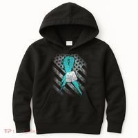 Not All Pain is Physical PTSD Awareness Kids Hoodie thumb 0