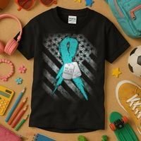 Not All Pain is Physical PTSD Awareness Kids T-Shirt thumb 3