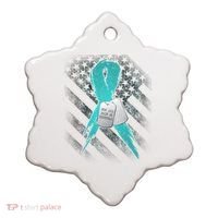 Not All Pain is Physical PTSD Awareness Ceramic Ornament thumb 0