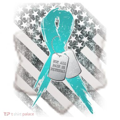 Not All Pain is Physical PTSD Awareness Ceramic Ornament