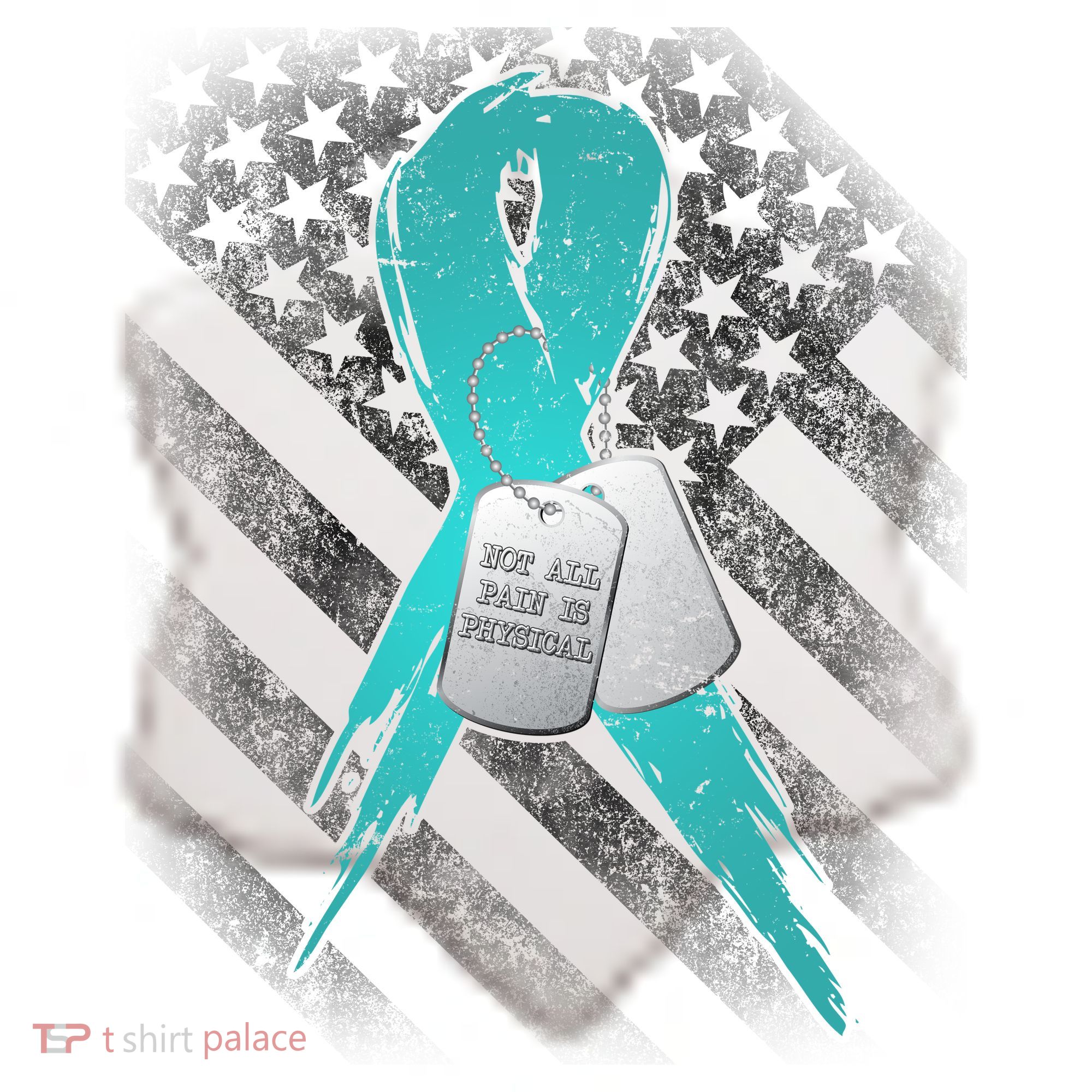 Not All Pain is Physical PTSD Awareness Ceramic Ornament