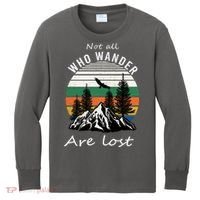 Not All Who Wander Are Lost Kids Long Sleeve Shirt thumb 0