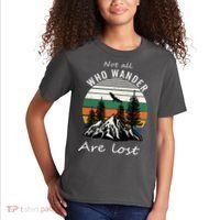 Not All Who Wander Are Lost Kids T-Shirt thumb 2