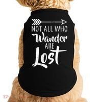 Not All Who Wander Are Lost Hiking Doggie Tank thumb 0