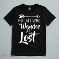 Not All Who Wander Are Lost Hiking T-Shirt thumb 5