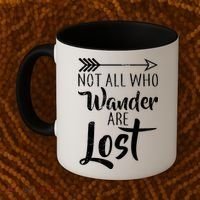 Not All Who Wander Are Lost Hiking Coffee Mug thumb 2