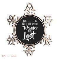 Not All Who Wander Are Lost Hiking Ornament thumb 0